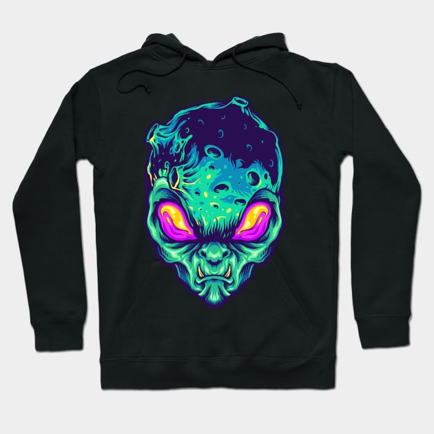 Alien Moon Hoodie by Falden